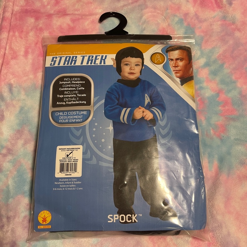 Baby Star Trek Spock costume 6-12 months